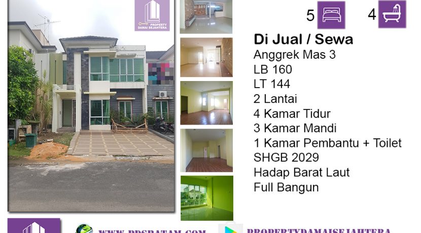 Anggrek Mas 3 sewa n jual ANI