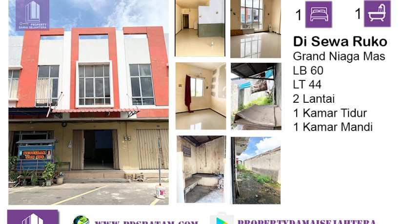 Ruko Grand niaga mas sewa 28 juta per thn
