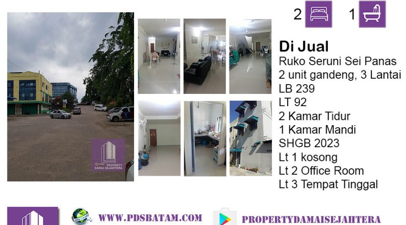 Ruko seruni 2 unit gandeng