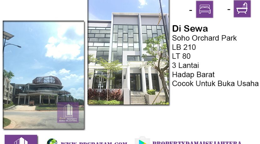 Sewa Soho Orchard Park 120 jt nego per thn ACIA